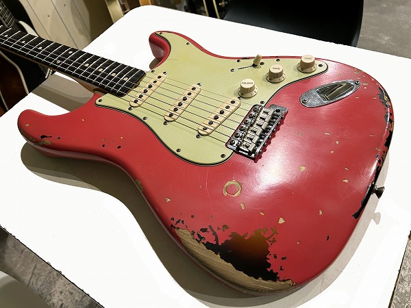 Fender Custom Shop Michael Landau 63 Strat Relic Fiesta Red 3TS